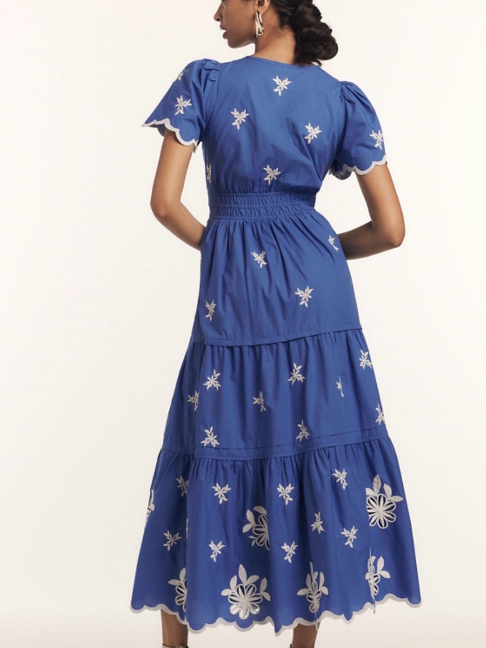 Anthropologie Somerset Eyelet Dress in Blue - Picture 3 of 8
